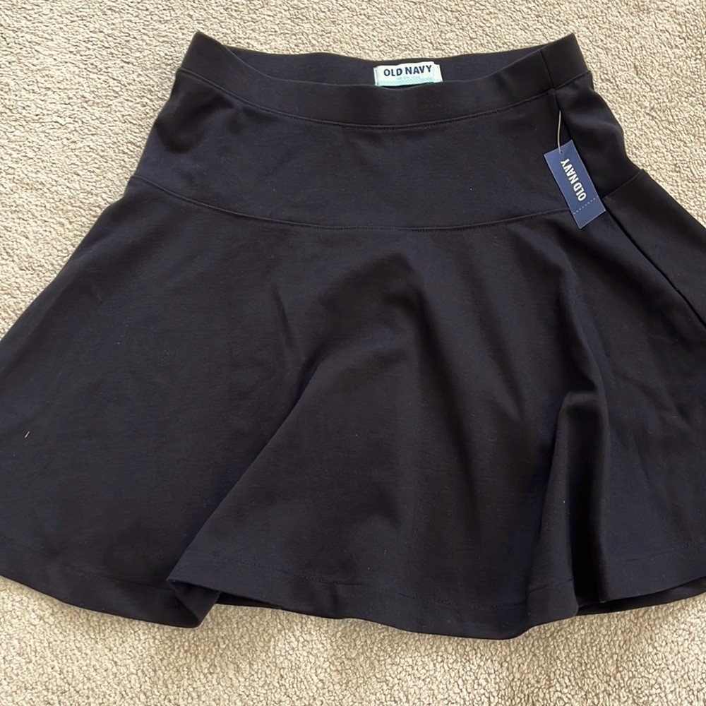 NEW OLD NAVY Black Skater fit and flare skirt